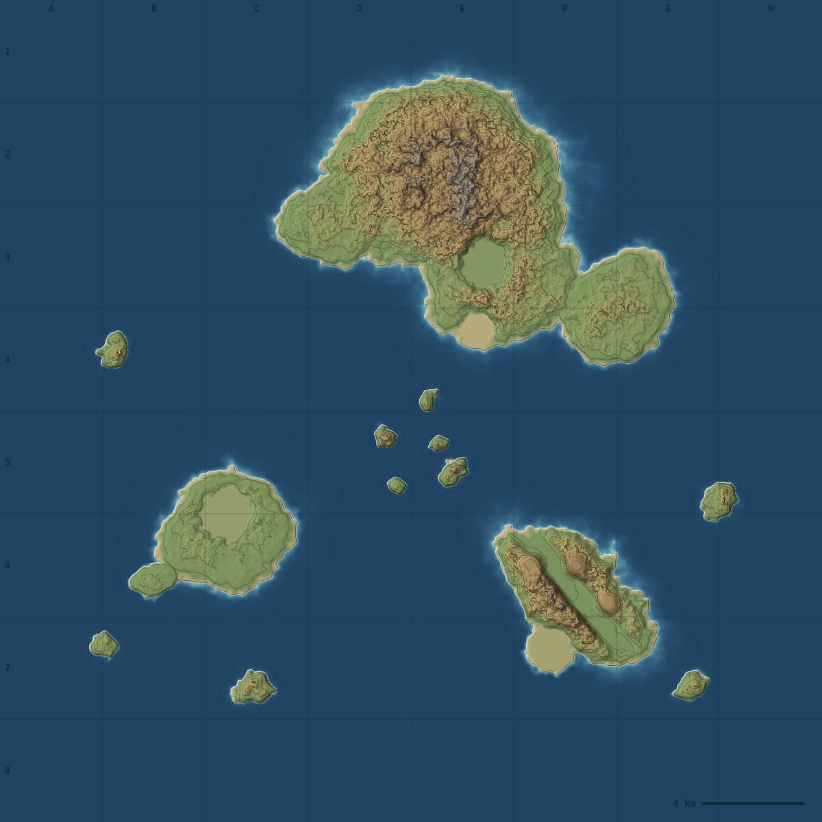 战役选关地图
